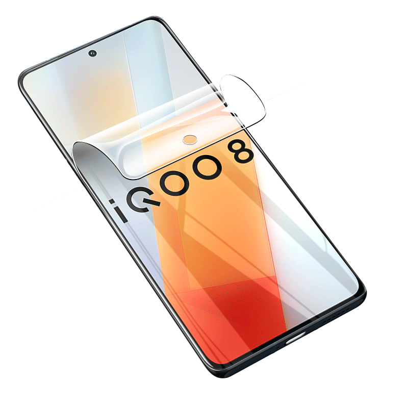 适用iqoo8pro水凝膜vivoiqoo8爱酷八pr0钢化软膜vivo手机iqoo8pro磨砂iq00疑vivoipoo水滴ioqq8icoo曲面1qoo