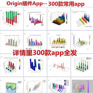 app合集PCA主成分分析APP热力图下单自动发货 origin软件插件318款