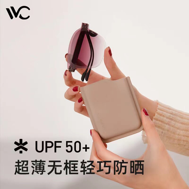 【VVC】柠下卡片可折叠墨镜防紫外线护目镜男女太阳眼镜遮阳防晒属于什么档次？