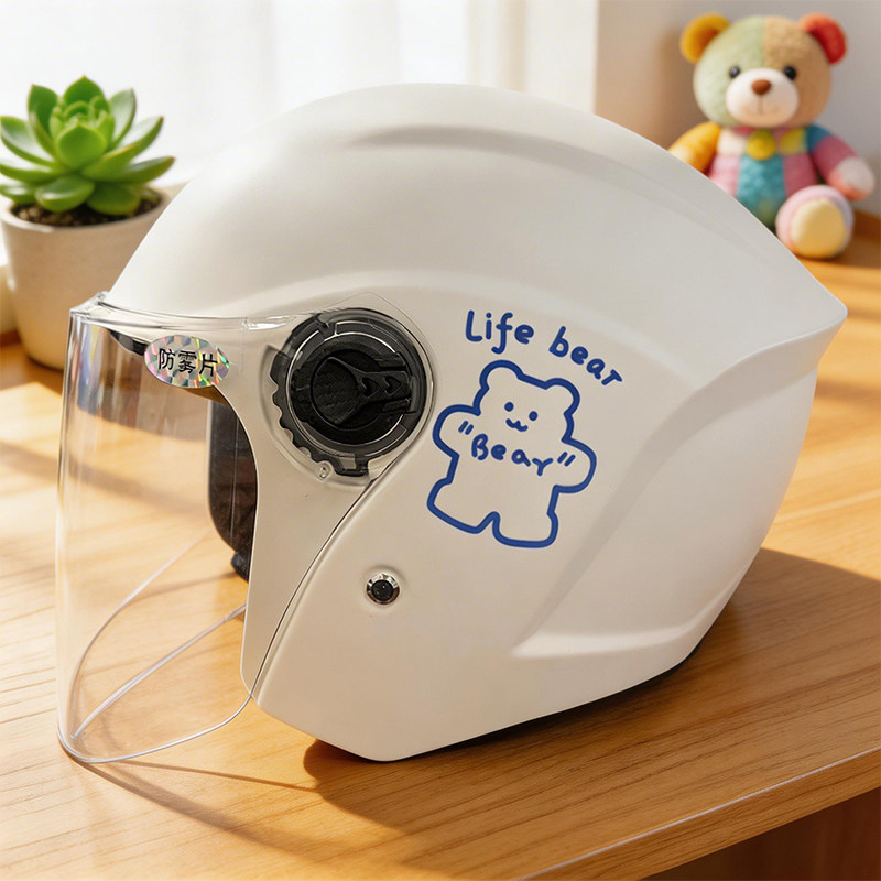 3c认证新国标轻便头盔电动车女半盔安全帽摩托男夏季防晒四季通用