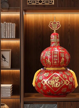 纯铜百福葫芦工艺品摆件