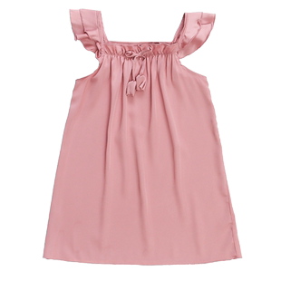 女童睡裙夏季公主风中儿童冰丝睡衣薄款小孩家居服夏天吊带裙子潮