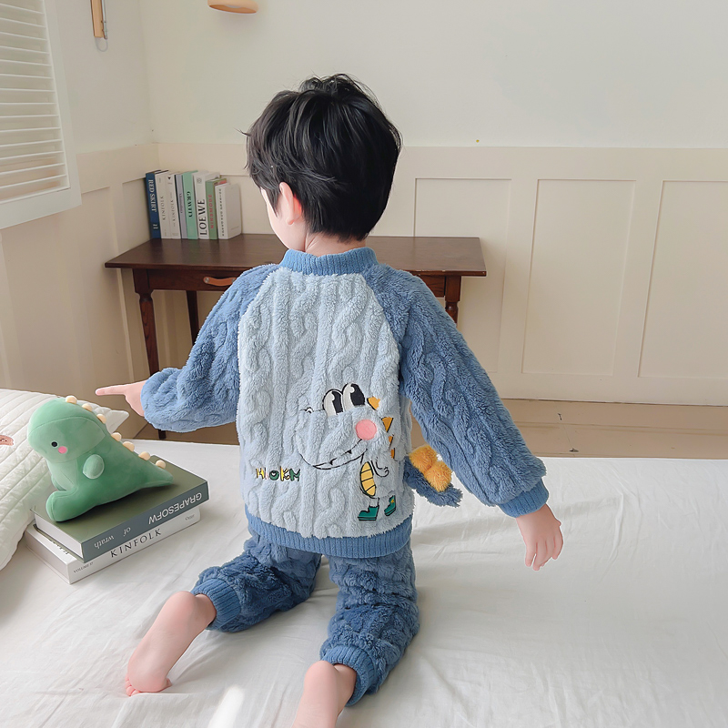 男孩宝宝中小童套装家居服