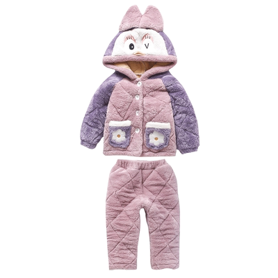 卡通冬季法兰绒可爱舒适