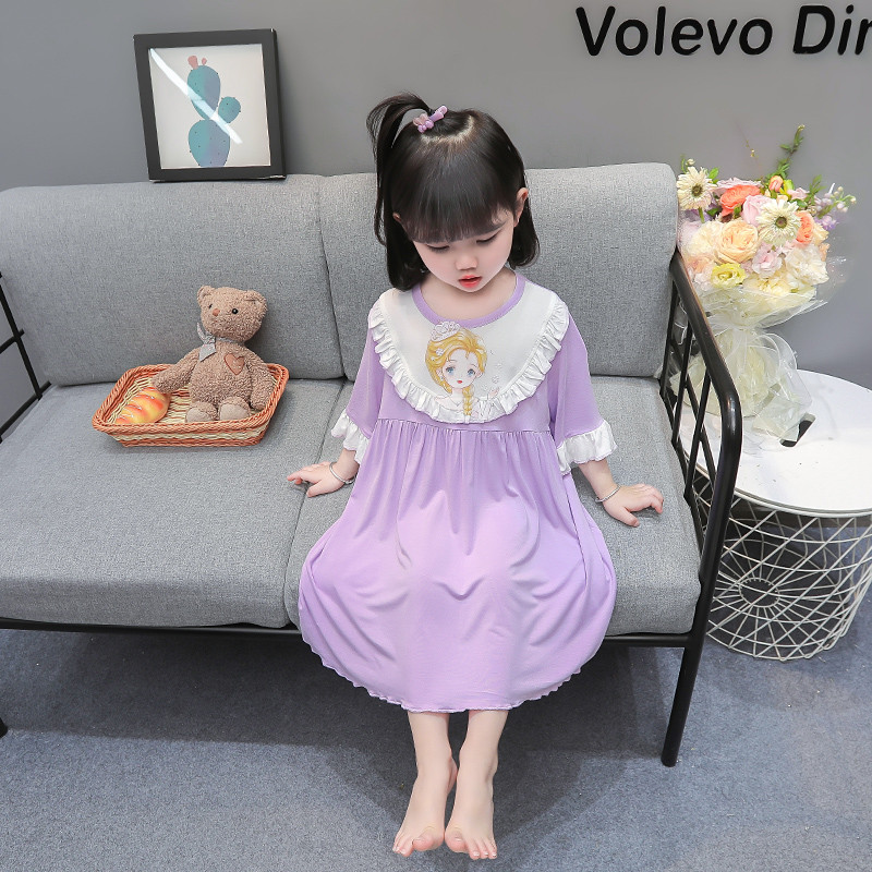 空调服儿童小童薄款家居服睡衣