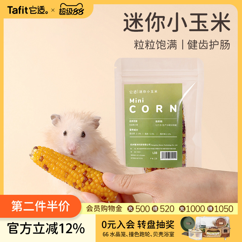 仓鼠磨牙小玉米金丝熊零食