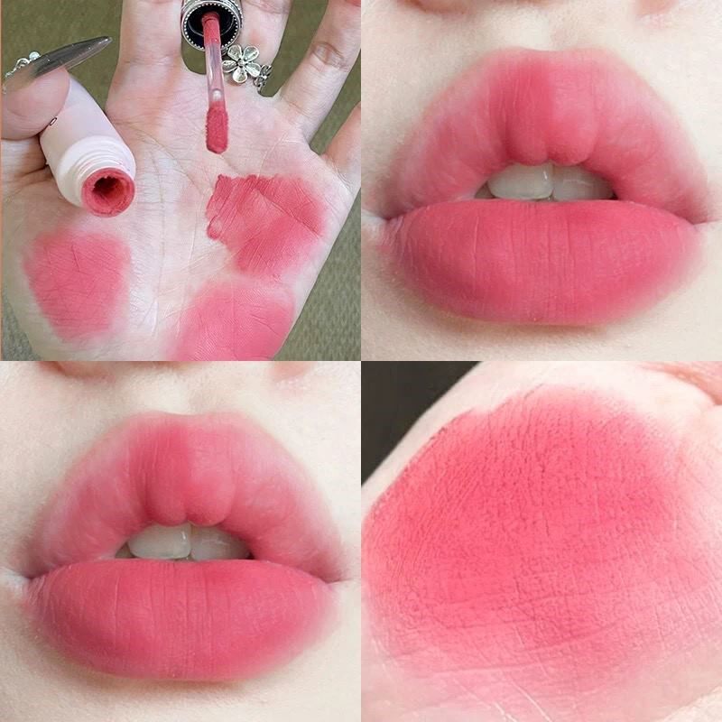 Owenjames小粉锻唇釉06嫩粉色口红低饱和唇泥黄皮显白微醺玫瑰色