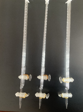 白色棕色座式夹式微量滴定管聚四氟活塞A级1/2/3/5/10ml