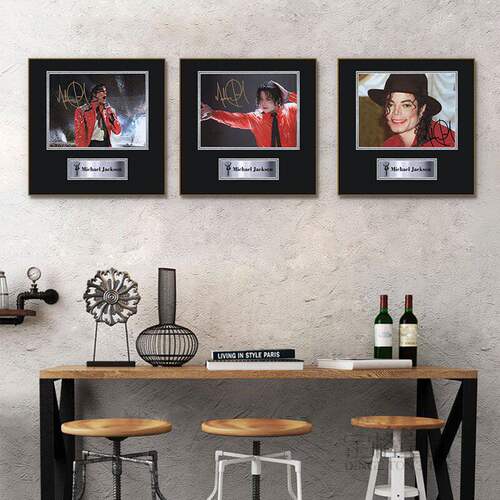 迈克尔杰克逊钢琴房装饰画michael jackson歌手音乐餐吧酒吧挂画