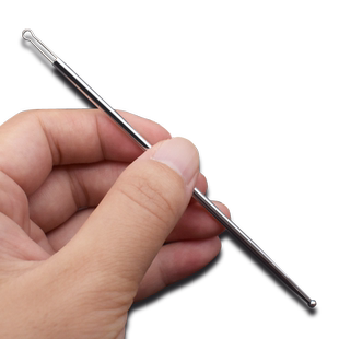 925纯银洗眼针工具通泪腺洗眼睛神器专员洗眼刮眼圆头眼刮银珠棒