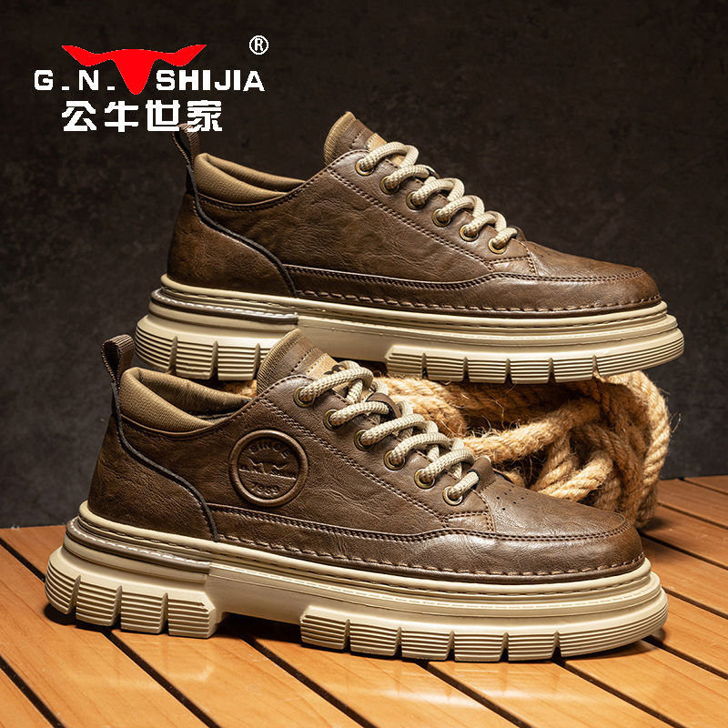 公牛世家工装鞋男款2025新款