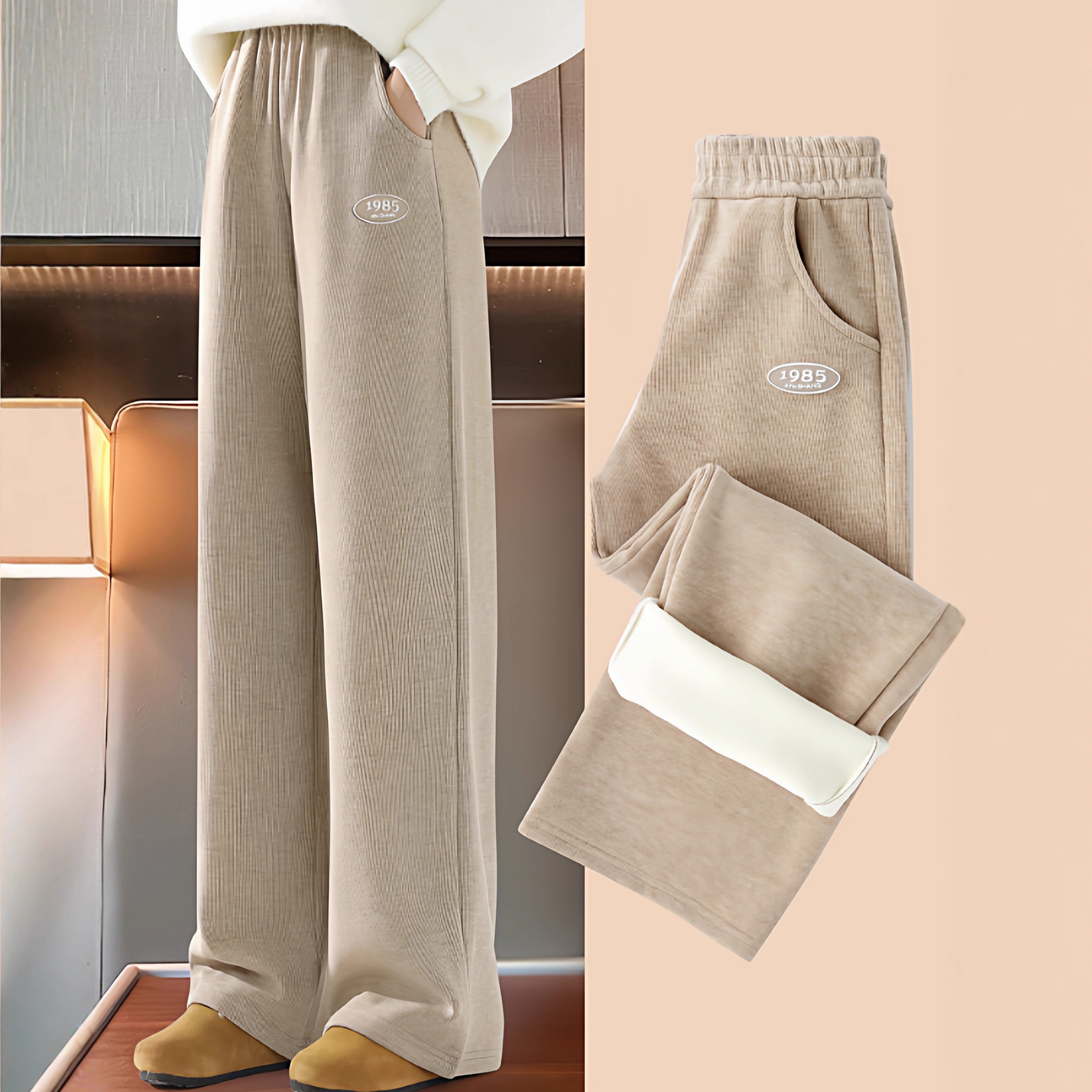 女童裤子秋季2025新款女大童直筒长裤休闲阔腿裤儿童加绒运动裤子,童装/婴儿装/亲子装,裤子,淘宝优惠券,粉丝福利购,淘宝优惠卷