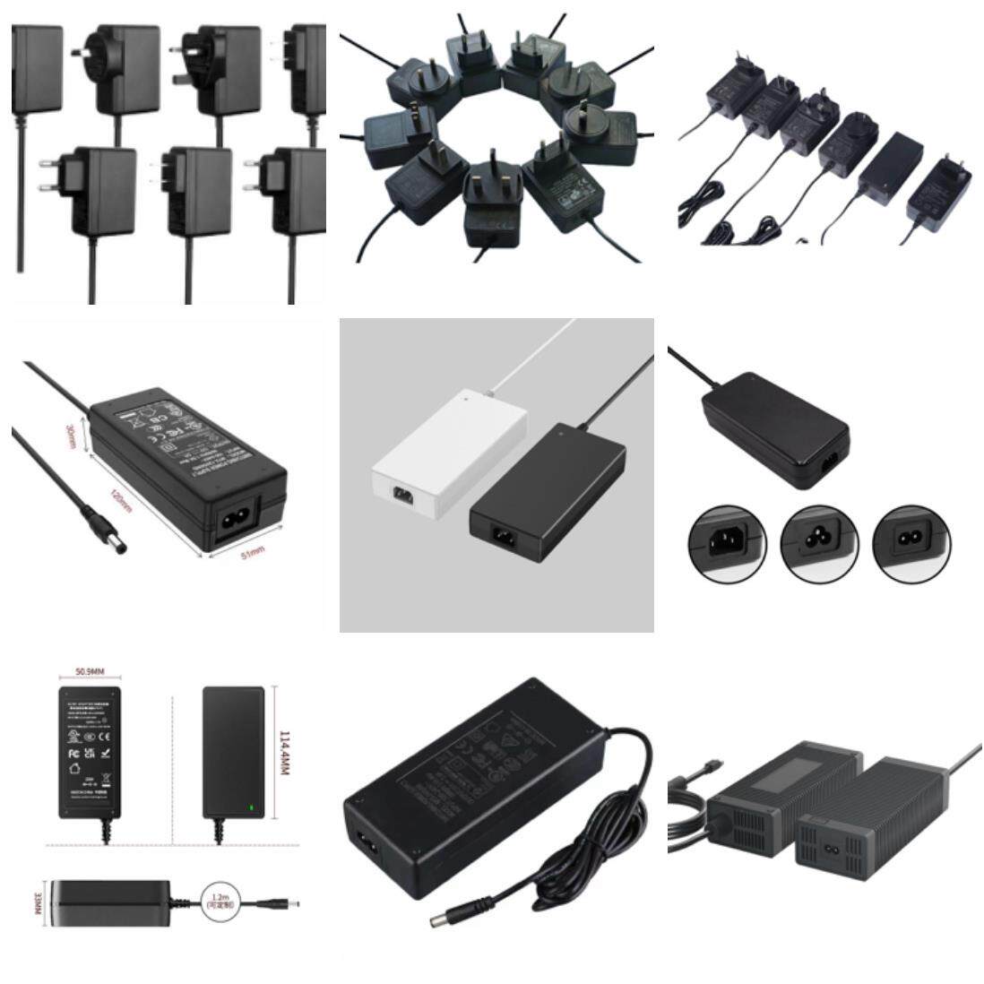 现货16V6A国标3C认证小家电灯条监控LED灯条开关电源适配器