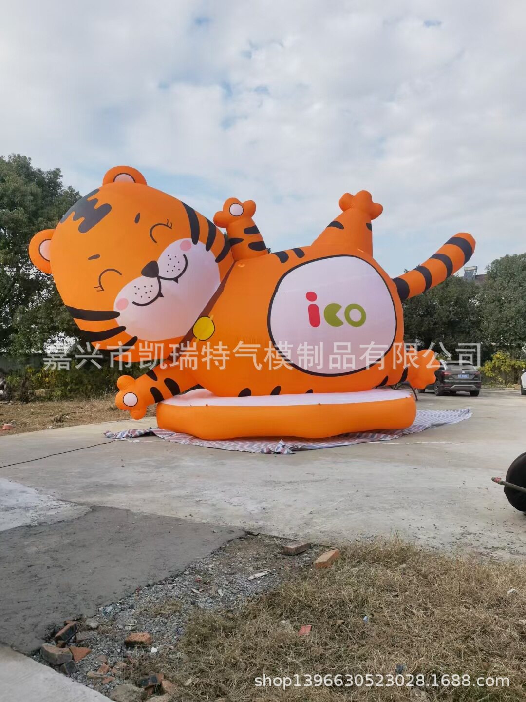 2022虎年春节充气老虎气模