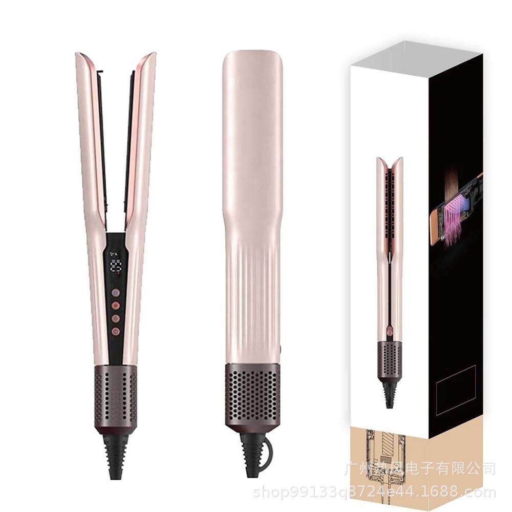 新品吹风直发器负离子护发直卷吹三合一直发梳家用高速卷发器
