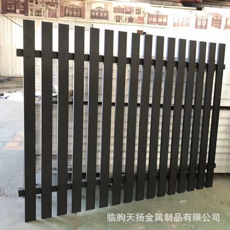 厂家批发铝艺护栏别墅庭院外墙铸铝防护栏中式阳台铝合金防护栏
