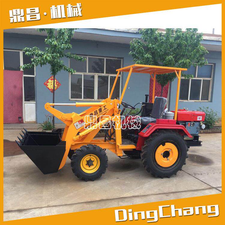 供货小型装载机养殖场用铲草铲木机建筑工程推土小铲车