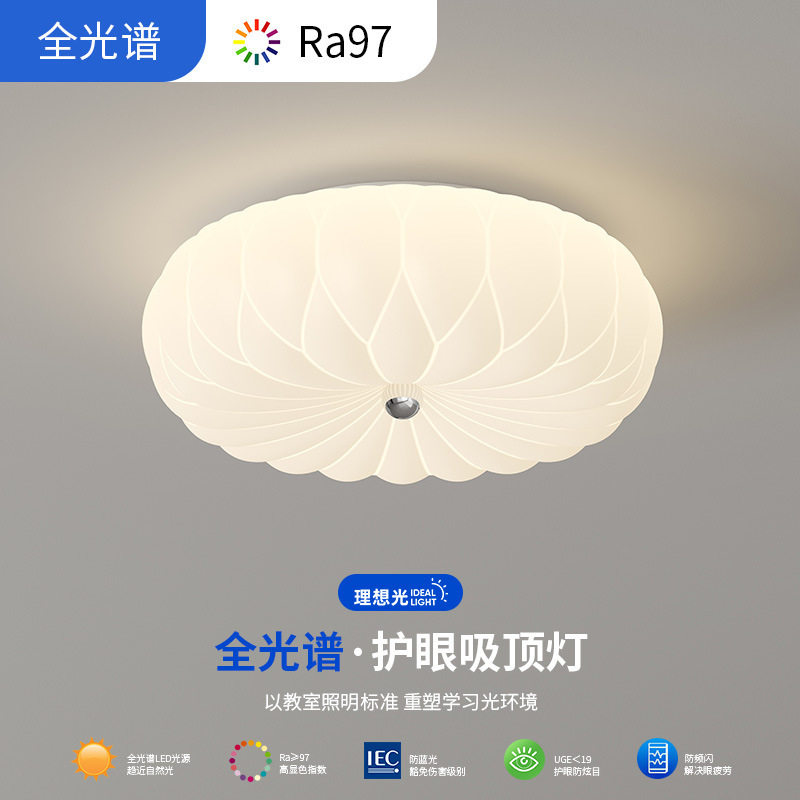 全光谱护眼奶油风男孩房吸顶灯