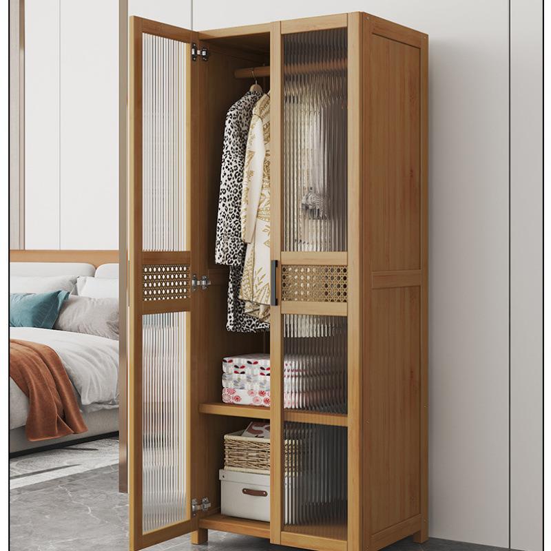 衣柜出租房简易经结实经济型实木耐用宿舍收纳组装家用卧室挂衣柜