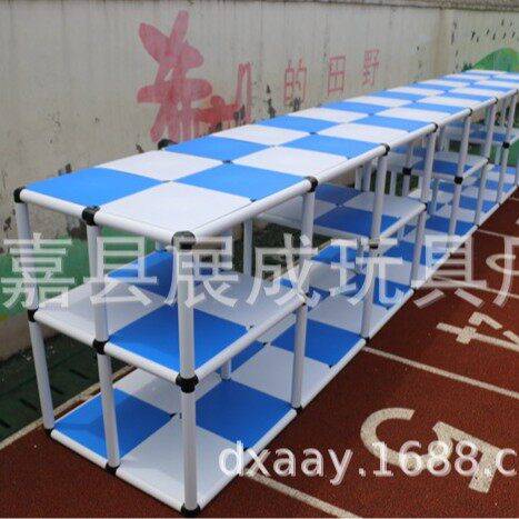 PVC管道楼梯架 花架 玩具架 收拾框 幼儿园玩具架