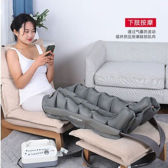 佳禾空气波按摩仪家用腿部按摩器气血循环空气波按摩仪升级六腔