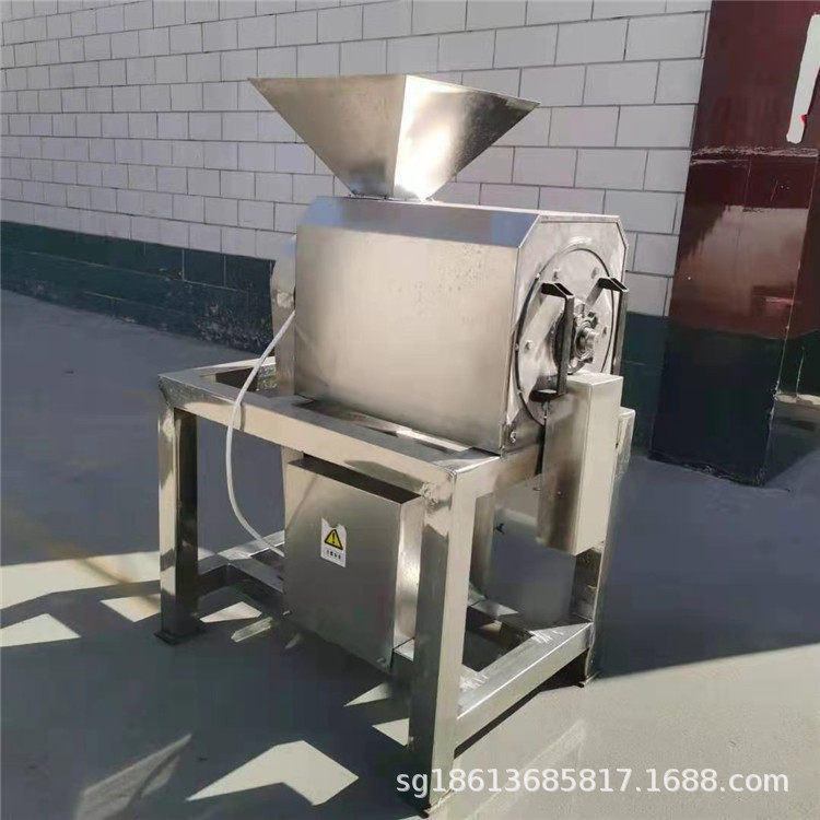 工业红枣去皮打泥机山楂李子去核打浆机大型果蔬榨汁机