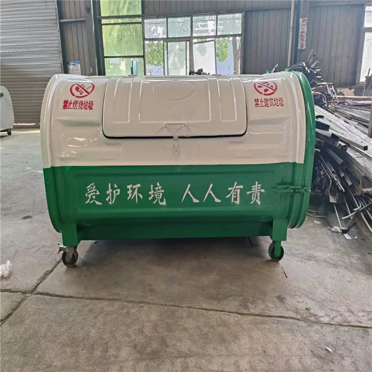 程力3方环卫勾臂垃圾箱压缩车垃圾箱不锈钢勾臂垃圾箱现货批发