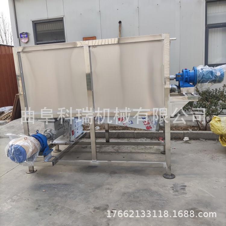 微滤鸭粪干湿分离机不锈钢滚筒式水泡粪压榨机果皮豆渣挤压脱水机