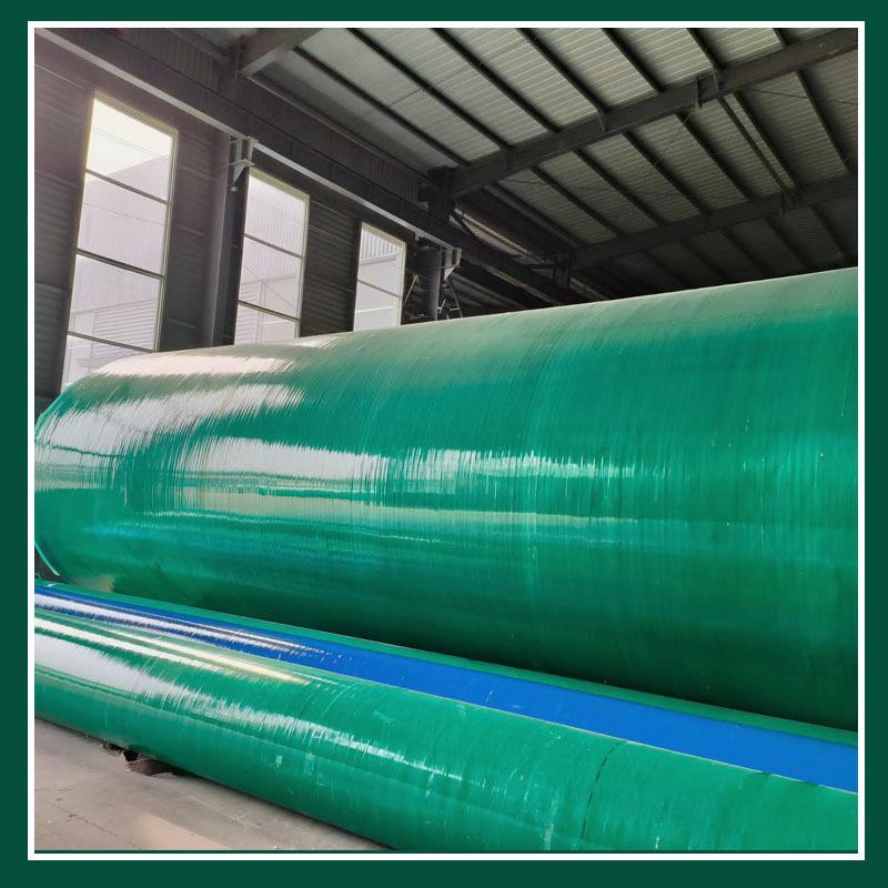 玻璃钢夹砂管道市政排污排水管道玻璃钢复合电缆管通风管道除臭管