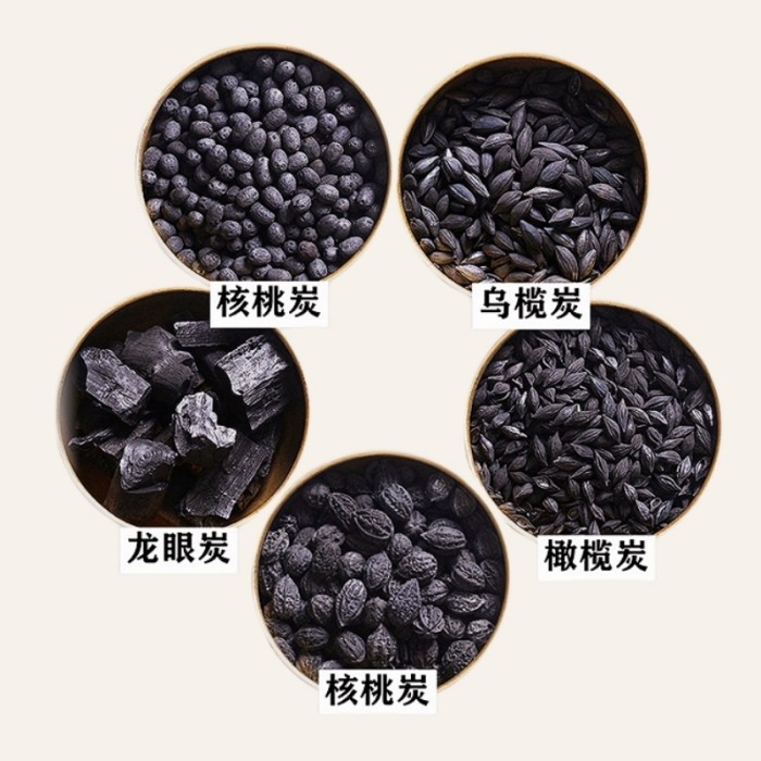 围炉煮茶装备煮茶炭烤小炉全套龙眼炭核桃炭橄榄炭煮茶专用炭炭钵