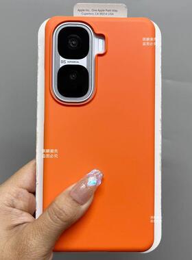iqoo15超薄橙色磨砂适用IQOONeo10手机壳neo9大孔8/z11turbo硬z10