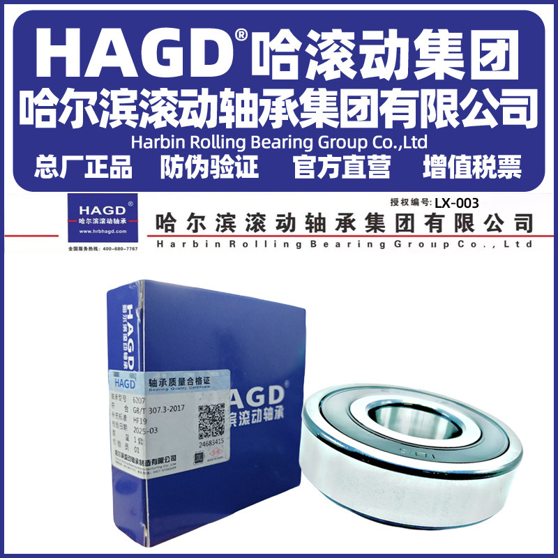 HAGD哈尔滨滚动高速轴承6200 6201 6202 6203 6204 6205-ZZ 2RSP5图片