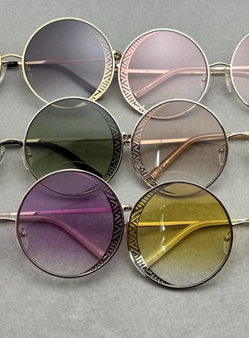 LINDAFARROW琳达法罗女款大圆框复古时尚个性百搭太阳眼镜MW226