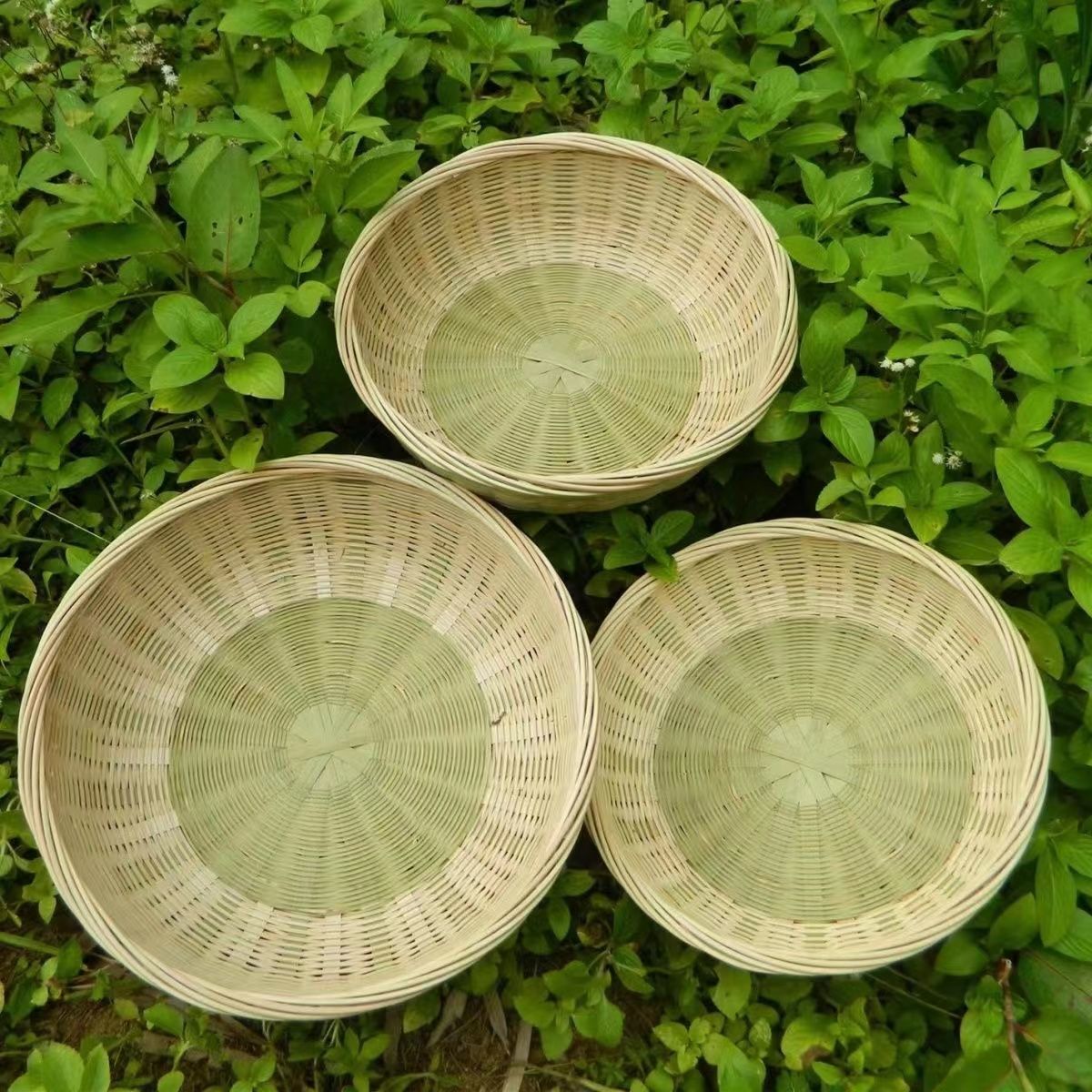 竹编竹篮子馒头筐水果篮