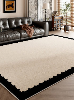 法式中古风地毯客厅2025新款沙发茶几地垫覆古轻奢高级感免洗可擦