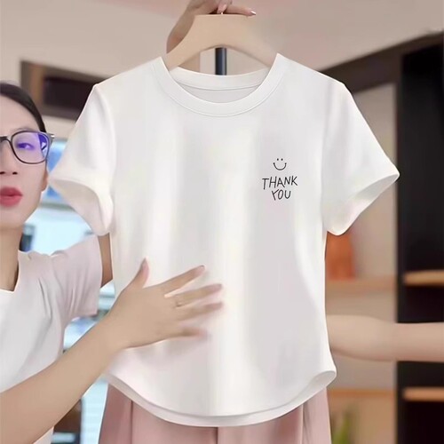 赠运费险儿童纯棉正肩短袖T恤