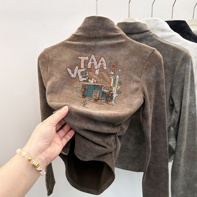 赠运费险儿童小女孩德绒打底衫