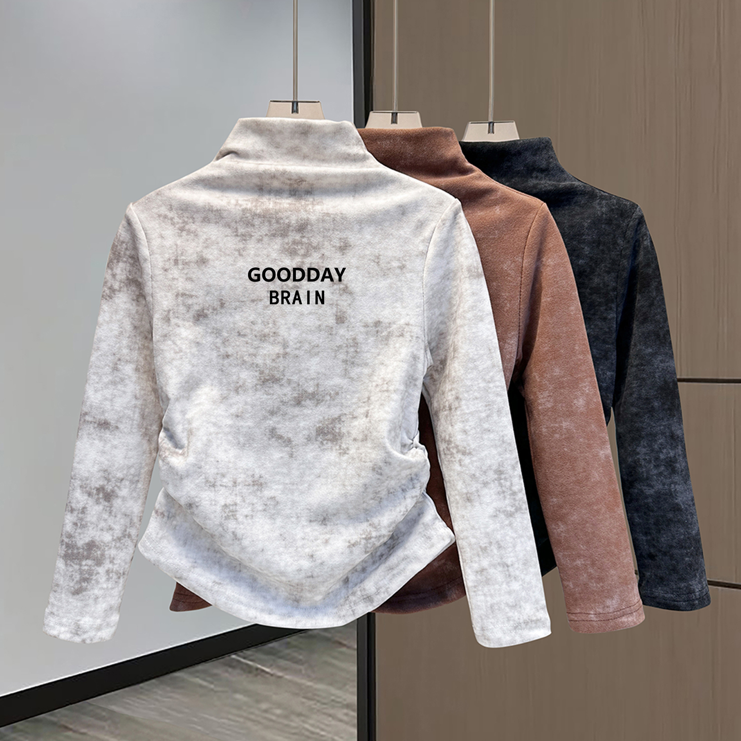 【童装TOP店】扎染儿童打底衫