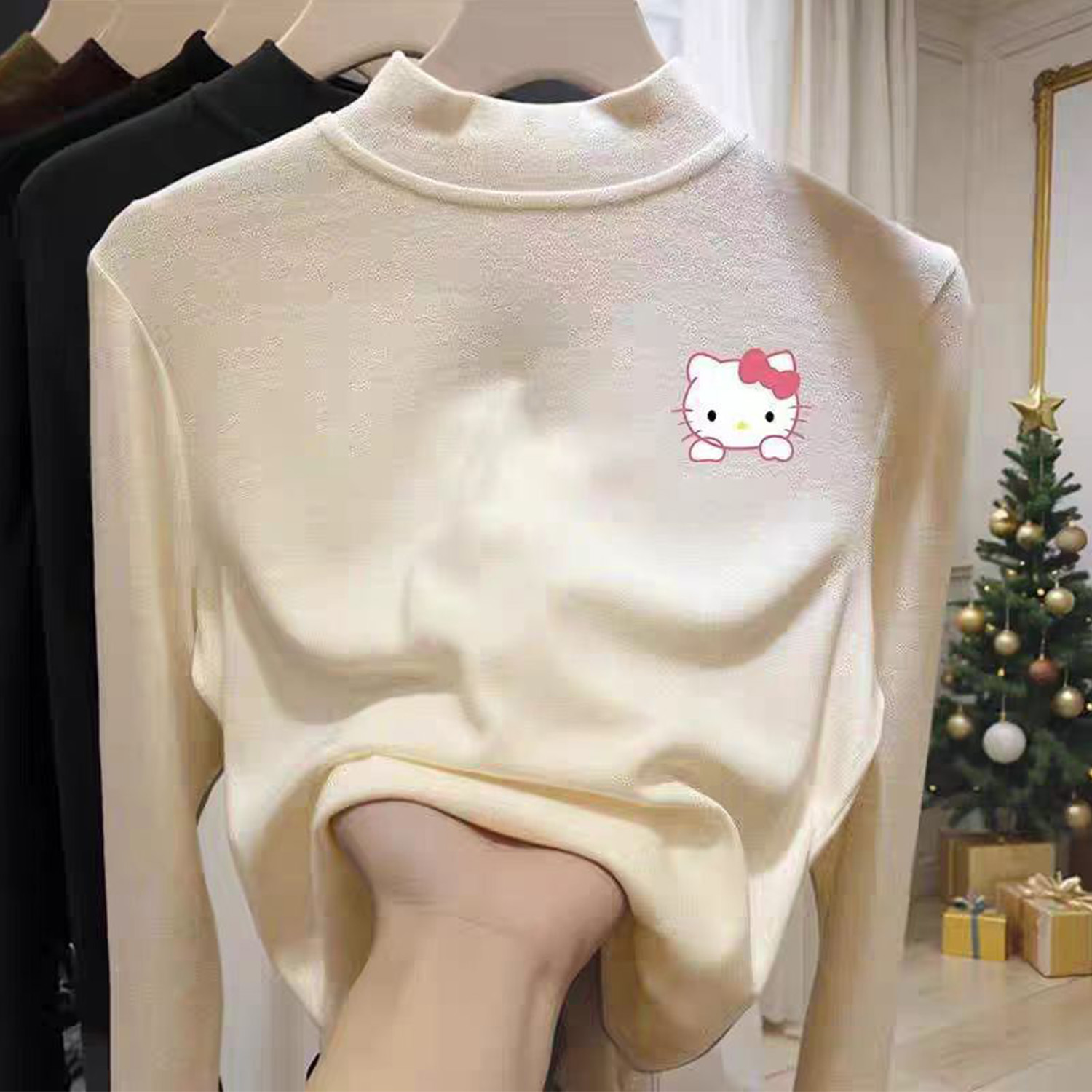 【卡通印花】韩版儿童德绒打底衫