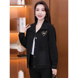 ROUMIKL欧货今年潮流短款牛仔外套女装2025秋季新款韩版通勤大码