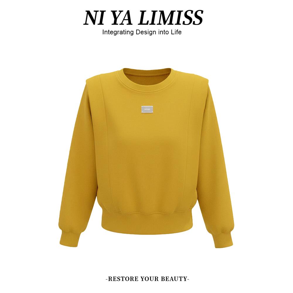 ROUMIKL秋季巨好看的卫衣女2025新款爆款小个子洋气显瘦百搭减龄