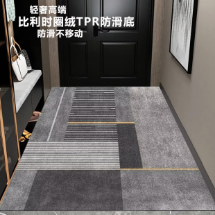 入户门地垫入户门垫玄关进门门口耐脏防滑脚垫轻奢客厅地毯可裁剪