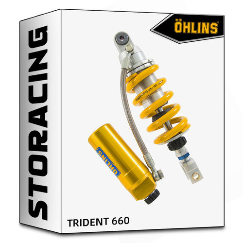 凯旋Trident660欧林斯前后减震