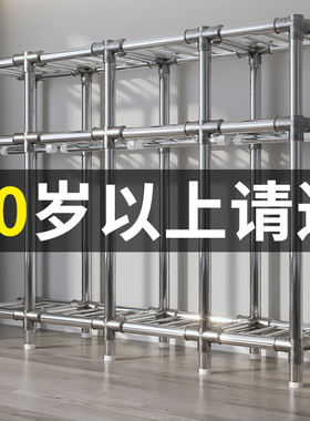 26MM全钢架布衣柜加粗加厚2024新款爆款家用卧室出租房用简易组装