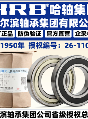 HRB 哈尔滨轴承 6015 6016 6017 - ZZ 2RZ 正品 高速 深沟球 原厂