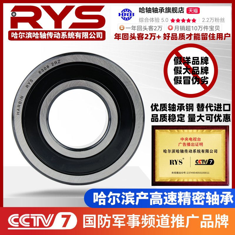 rys哈尔滨轴承哈轴技研6204