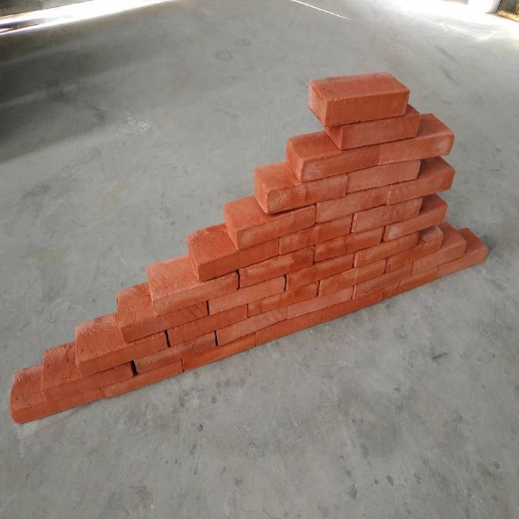 小红砖块迷你假砖块模具建筑小砖头的模具道具砖头模型材料.