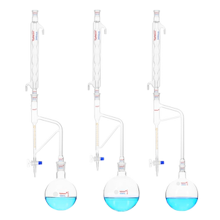 挥发油测定器轻油提取器精度0.1ml连翘挥发油量管重油提取装置5/10/500/1000/2000ml毫升大三角小三角测定管