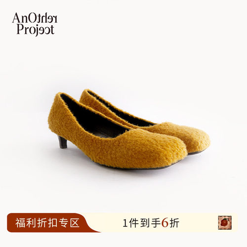 AnOtherProject羊毛猫跟鞋