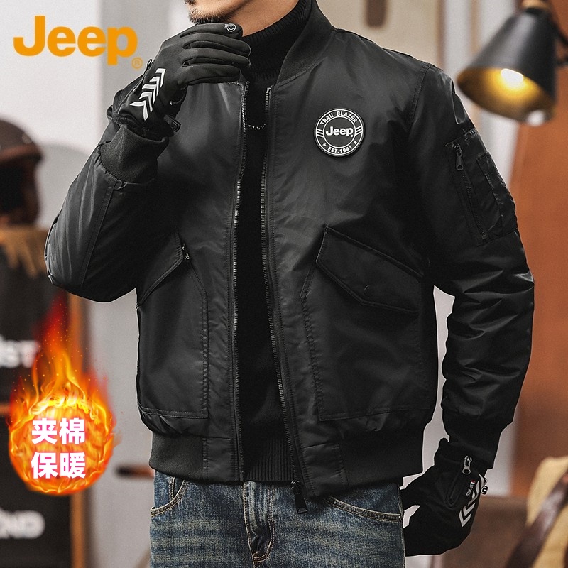 JEEP吉普冬季男士加厚棉衣